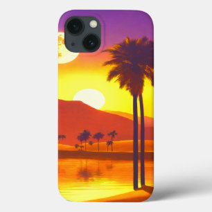 Kleurrijk digitaal ontwerp Hoesje-mate nauwelijk iPhone 13 Hoesje