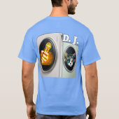 Kleurrijk digitaal ontwerp Mannen waarde T-shirt – (Achterkant)