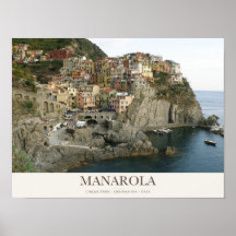 Kleurrijk dorp Manarola boven de Ligurische Zee