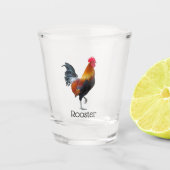 Kleurrijk draagtas met wieltjes shot glas (Voorkant)