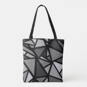 Kleurrijk driehoekspatroon 6 draagtas (Achterkant)