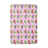 Kleurrijk druivenpatroon badmat (Voorkant Verticaal)