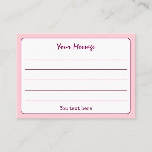 Kleurrijk eenvoudig script Bedankt Visitekaartje (Achterkant)