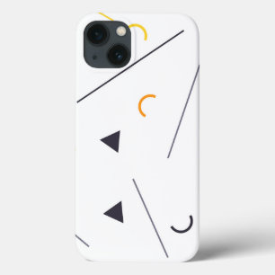 Kleurrijk, eenvoudig, trendy, geometrisch ontwerp iPhone 13 hoesje