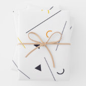 Kleurrijk, eenvoudig, trendy, geometrisch ontwerp inpakpapier vel (In situ)