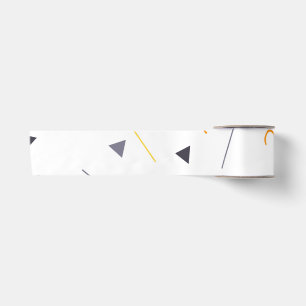 Kleurrijk, eenvoudig, trendy, geometrisch ontwerp lint