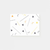 Kleurrijk, eenvoudig, trendy, geometrisch ontwerp  post-it® notes (Voorkant)