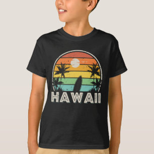 Kleurrijk en Hawaii Surfing T-shirt