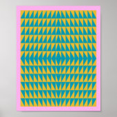 Kleurrijk en helder driehoeksontwerp poster (Voorkant)