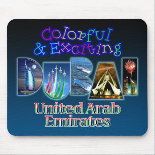 Kleurrijk en opvallend Dubai Muismat