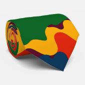Kleurrijk en Strak Stropdas (Opgerold)