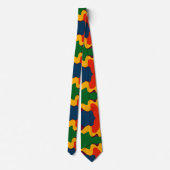 Kleurrijk en Strak Stropdas (Achterkant)