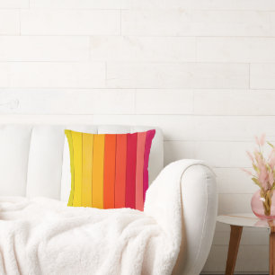 Kleurrijk esthetisch patroon decoratief kussen