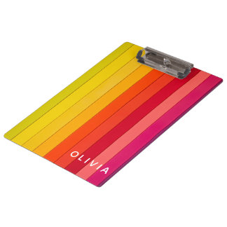 Kleurrijk esthetisch patroon klembord