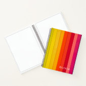 Kleurrijk esthetisch patroon notitieboek (Binnen)