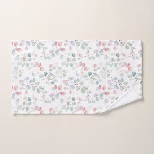 Kleurrijk Eucalyptusblad Handdoek (Handdoek)