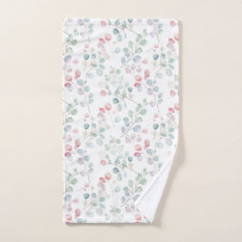 Kleurrijk Eucalyptusblad Handdoek