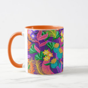 Kleurrijk Exotisch Bloemmotief-23148 Mok