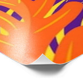 Kleurrijk Exotisch Bloempatroon-23148 Foto Afdruk (Hoek)