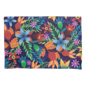 Kleurrijk Exotisch Bloempatroon-32436 Kussensloop (Voorkant)
