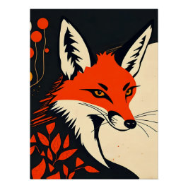 Kleurrijk expressionistisch Poster voor dierenkuns Perfect Poster