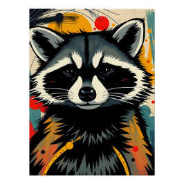 Kleurrijk expressionistisch Poster voor dierenkuns Perfect Poster