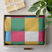 Kleurrijk feestelijk schaakbord tissuepapier (Geschenk)