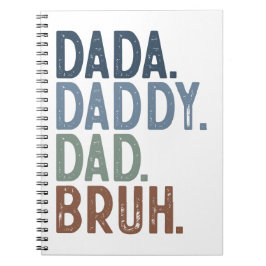 KLEURRIJK FETISJ DADA PAPA VADER BROER VADERDAG NOTITIEBOEK