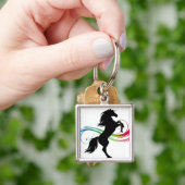 Kleurrijk fokpaard sleutelhanger (Hand)