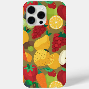 Kleurrijk Fruit en Groenten Patroon Hoesje