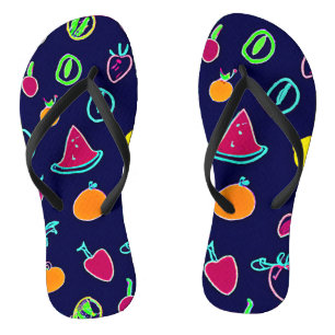 Kleurrijk Fruit Fantasia Ontwerp Teenslippers