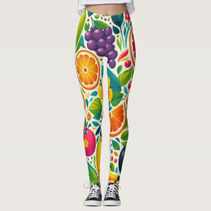 Kleurrijk fruit leggings