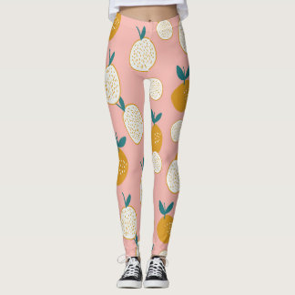 Kleurrijk fruit, naadloos achtergrondpatroon. leggings