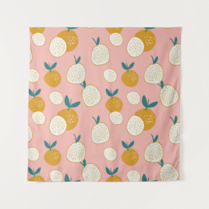 Kleurrijk fruit, naadloos achtergrondpatroon. wandkleed