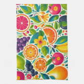 Kleurrijk fruit theedoek (Verticaal)