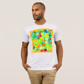 Kleurrijk fruitpatroon. Bestel nu T-shirt (Voorkant volledig)