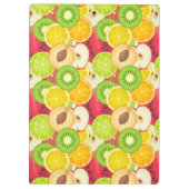 Kleurrijk fruitpatroon klembord (Achterkant)