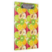 Kleurrijk fruitpatroon klembord (Rechts)