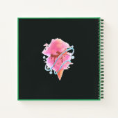 Kleurrijk  gedetailleerd grafisch Notitieboek (Achterkant)