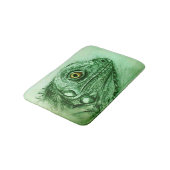 Kleurrijk geïllustreerd badmat - Iguana (Gekanteld)