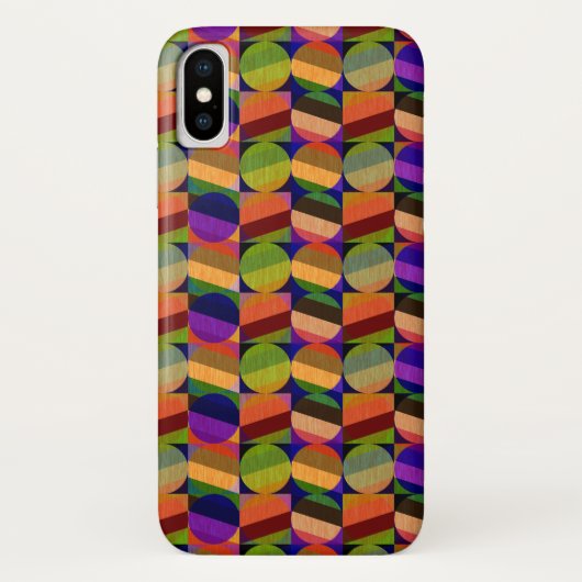 Kleurrijk  geïnspireerd patroon Case-Mate iPhone case (Achterkant)