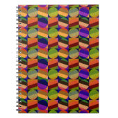 Kleurrijk geïnspireerd patroon notitieboek (Voorkant)