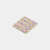 Kleurrijk  geïnspireerd patroon post-it® notes (Schuin)