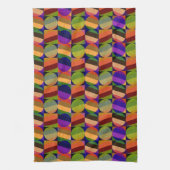 Kleurrijk geïnspireerd patroon theedoek (Verticaal)