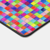 Kleurrijk gekleurd in vierkant patroon voor grafis bureaumat (Hoek)