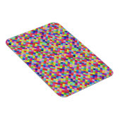 Kleurrijk gekleurd in vierkant patroon voor grafis magneet (Rechterzijde)