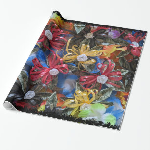 Kleurrijk geld lei design cadeau wrapping papier