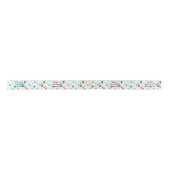 Kleurrijk gelukkig verjaardagspatroon lint (Voorkant)