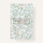 kleurrijk gemarmerd badge (Achterkant)