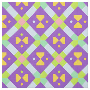 Kleurrijk Geometrisch Abstract Ontwerp Stof